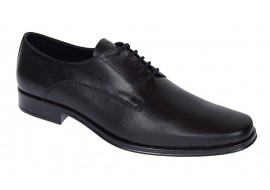 Pantofi barbati eleganti din piele naturala, Negru NIC02NSIR